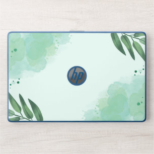 Watercolor Tropical Leaves,HP Notebook 15-dw0091nr HP Laptop Skin