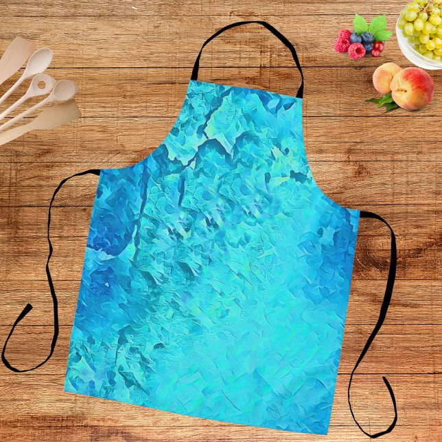 Watercolor Tropical Ocean Theme Apron (Creator Uploaded)