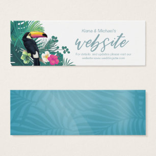 Watercolor Tropical Website Insert Teal ID577