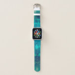Watercolor Turquoise Ombre Apple Watch Band at Zazzle