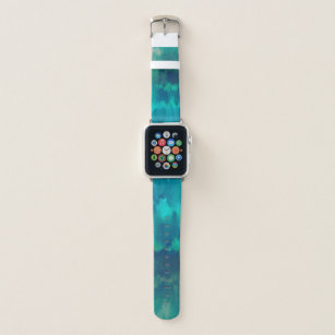 Watercolor Turquoise Ombre Apple Watch Band
