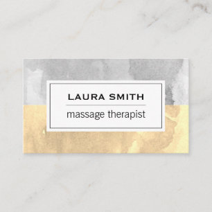 Watercolor Two Tone Appointment Card