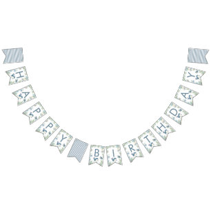 Watercolor Under the Sea Birthday Banner