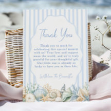 Watercolor Under The Sea Blue Baby Shower
