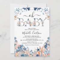 Watercolor Under-the-Sea 'Oh Baby' Baby Shower Invitation