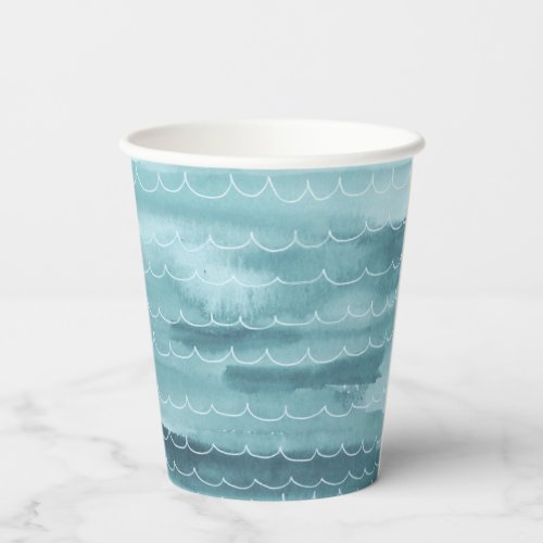 Watercolor Under the Sea Paper Cups