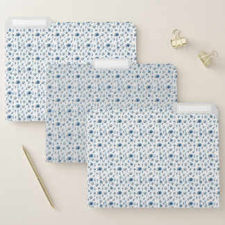 Watercolor Under The Sea Pattern File Folder