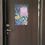 Watercolor Underwater Celebration Cruise Door Magnetic Dry Erase Sheet<br><div class="desc">Cruise ship anniversary or birthday celebration cruise door magnet that can be customized. Decorate your cruise ship door with this lovely watercolor under the sea cruise door marker. Customize with the celebrating guest's name, year, ship name, sailing date, and cruise destination. Please note: Not all ship's doors are magnetic. We...</div>