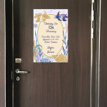 Watercolor Underwater Fish Anniversary Cruise Door Magnetic Dry Erase Sheet<br><div class="desc">Cruise ship anniversary celebration cruise door magnet that can be customized. Decorate your cruise ship door with this lovely watercolor under the sea cruise door marker. Customize with the celebrating guest's name, year, ship name, sailing date, and cruise destination. Please note: Not all ship's doors are magnetic. We cannot guarantee...</div>