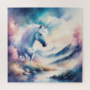 Watercolor Unicorn Jigsaw Puzzle