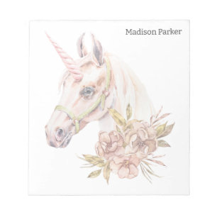 Watercolor Unicorn Notepad