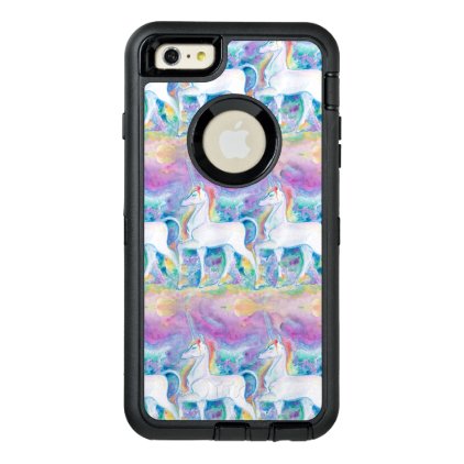 Watercolor Unicorns OtterBox Defender iPhone Case