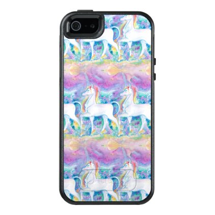 Watercolor Unicorns OtterBox iPhone 5/5s/SE Case