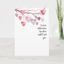 Watercolor Valentine Hearts