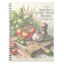 Watercolor Vegetables Bridal Shower Custom