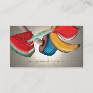 Watercolor Vegetables Business Card
