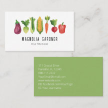 Watercolor Vegetables