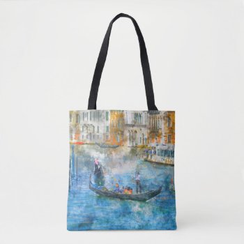 Watercolor Venice Italy Custom Bag by bbourdages at Zazzle