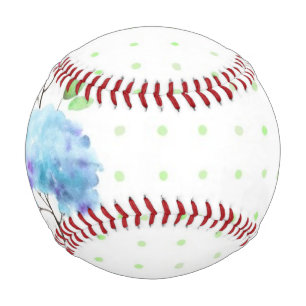 Watercolor vertical seamless pattern border baseball