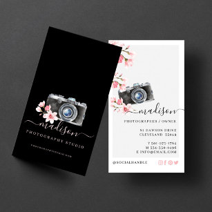 cool photographer business card