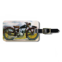 Watercolor Vintage Motorcycle