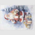Watercolor vintage Santa Claus Christmas gifts Tissue Paper<br><div class="desc">Elevate your holiday gifting with our enchanting Watercolor Vintage Santa Claus Christmas Gifts Tissue Paper. Perfect for the festive season, this beautifully designed tissue paper captures the nostalgic charm of traditional Christmas celebrations, bringing warmth and joy to every present you wrap. **Key Features:** - **Charming Vintage Design:** Featuring exquisite watercolor...</div>