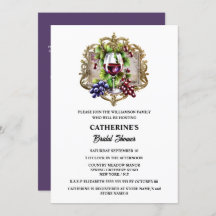 Watercolor vintage wine glasses grapes country