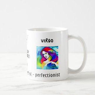 watercolor Virgo zodiac sign and characteristics Coffee Mug