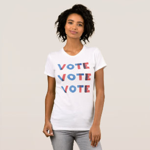 Watercolor VOTE VOTE VOTE Women’s t-shirt