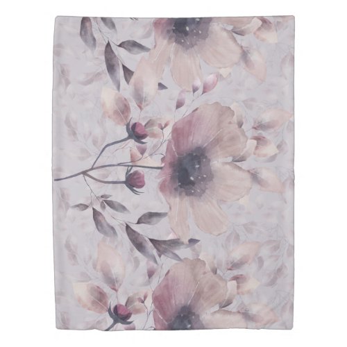 Watercolor Wash BGHand_Painted Watercolor Element Duvet Cover