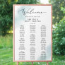 Watercolor Wash | Blue Baby Shower Seating Chart