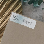 Watercolor Wash | Blue Return Address Label<br><div class="desc">These watercolor wash blue return address labels are perfect for a modern wedding. The simple and classic design features a splash of pastel light blue water color with minimalist elegant style. These labels can be used for a wedding, bridal shower, special event or any time you need a personal address...</div>
