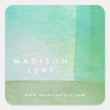 Watercolor Wash Designer Custom Name Printed