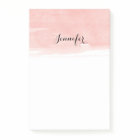 Watercolor wash Notes, pink
