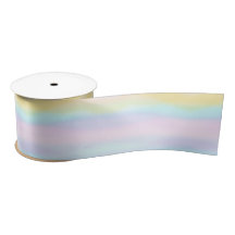 Watercolor Wash Pastel Stripes Spring Easter