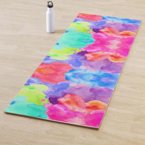 Watercolor Wash Yoga Mat