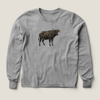 Watercolor Water Buffalo Illustration Tri-Blend Shirts