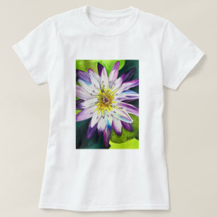 Watercolor water lilies fine art T-Shirt