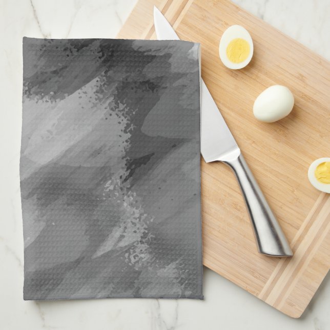 Watercolor waterfall, nature 3 kitchen towel (Quarter Fold)