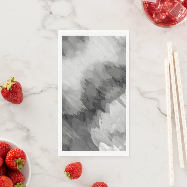 Watercolor waterfall, nature 3 paper guest towels (Insitu)