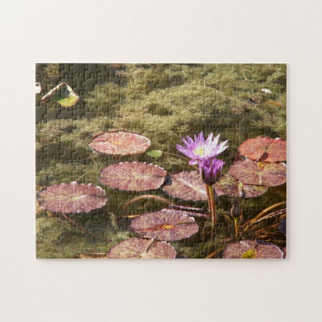 Watercolor Waterlily Jigsaw Puzzle (Horizontal)