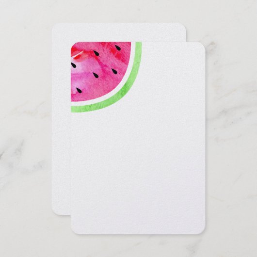 Watercolor Watermelon (Front/Back)