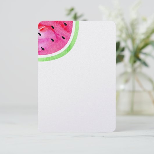 Watercolor Watermelon (Standing Front)