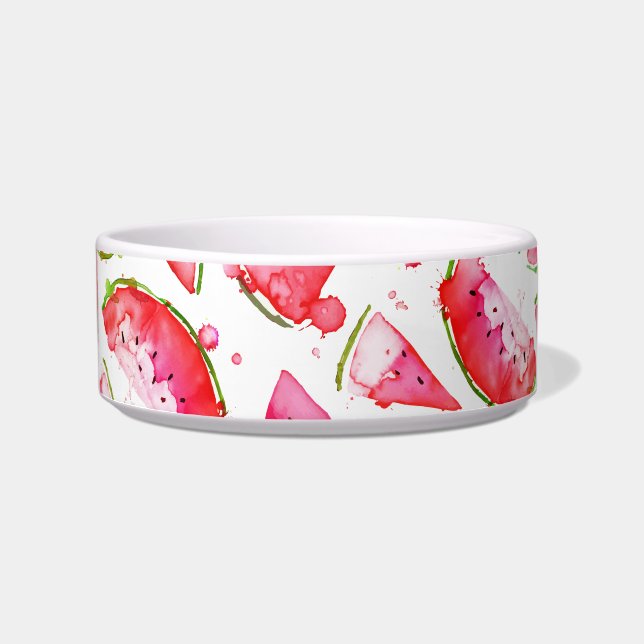 Watercolor Watermelon 1 Bowl (Front)