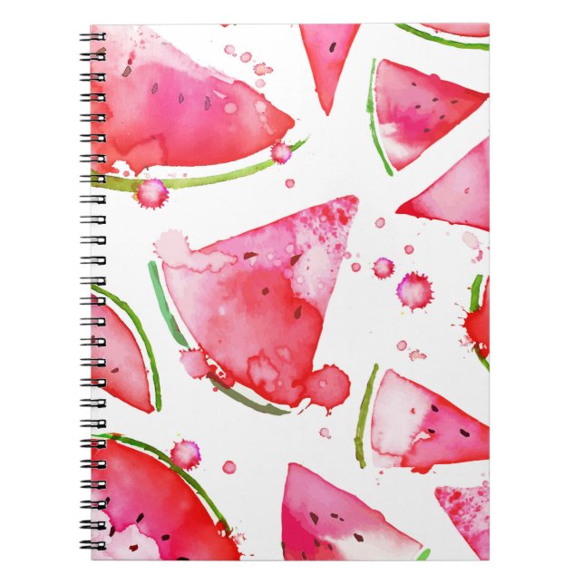Watercolor Watermelon 1 Notebook (Front)