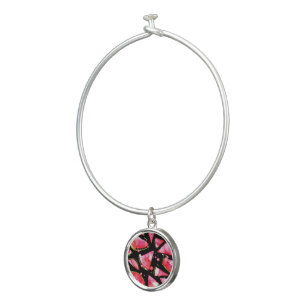 Watercolor Watermelon 2 Bangle Bracelet