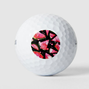 Watercolor Watermelon 2 Golf Balls