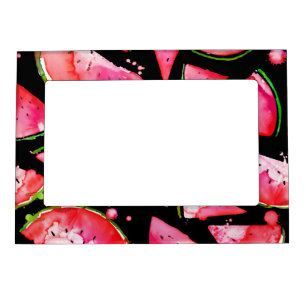 Watercolor Watermelon 2 Magnetic Frame