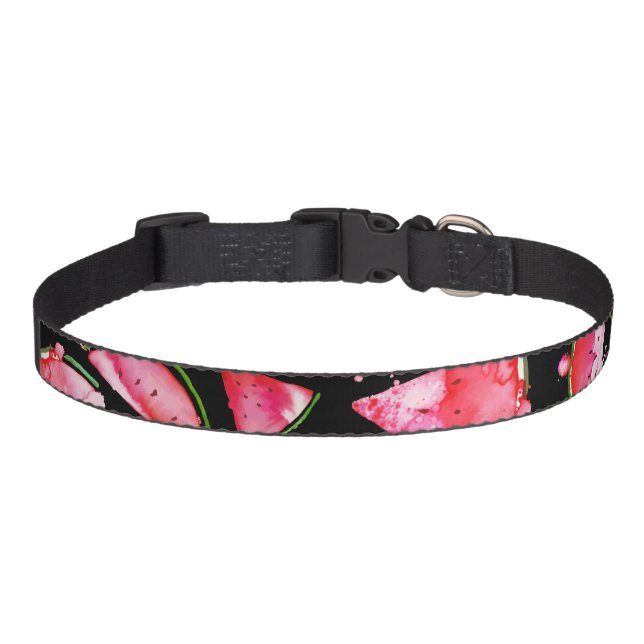 Watercolor Watermelon 2 Pet Collar (Front)
