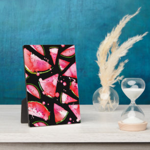 Watercolor Watermelon 2 Plaque